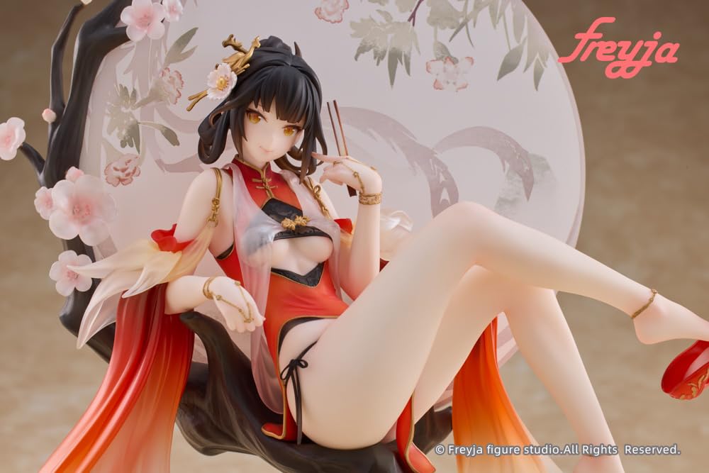 凰祈 1/7 完成品スケール フィギュア［freyia］ Amazon | freyja 凰祈 全高約220mm（台座含む） PVC、ABS、合金製1/7